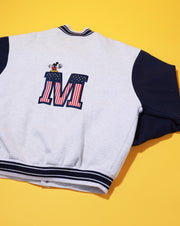 Vintage 90s Disney Mickey American Spirit Varsity Jacket