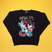 Vintage 80s Disney Mickey & Minnie Mouse Kansas City Crewneck Sweater