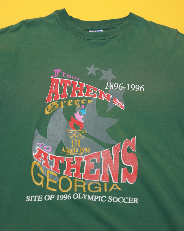 Vintage 1996 Olympic Games Soccer Athens Georgia T-shirt