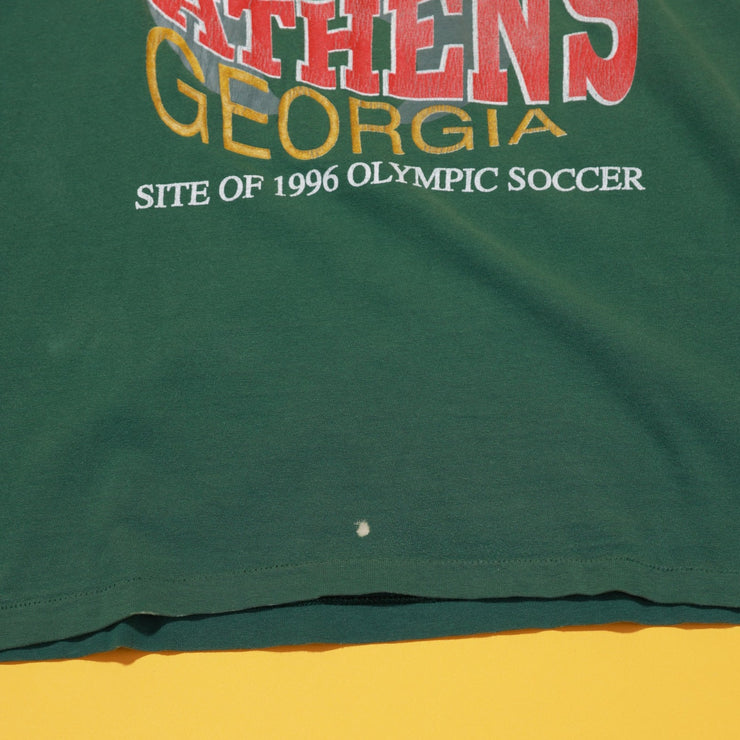 Vintage 1996 Olympic Games Soccer Athens Georgia T-shirt