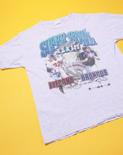 Vintage 1999 Atlanta Falcons Denver Broncos Super Bowl XXXIII T-shirt