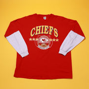 Vintage 1990 Kansas City Chiefs Long Sleeve T-shirt