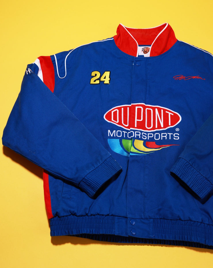 Vintage 90s Jeff Gordon Dupont Motorsports Nascar Jacket