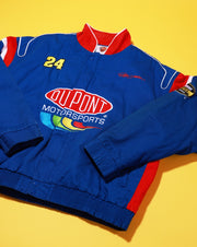 Vintage 90s Jeff Gordon Dupont Motorsports Nascar Jacket