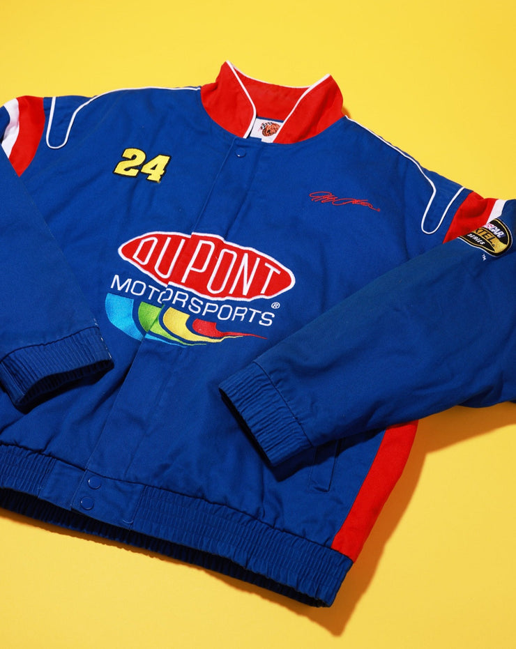 Vintage 90s Jeff Gordon Dupont Motorsports Nascar Jacket