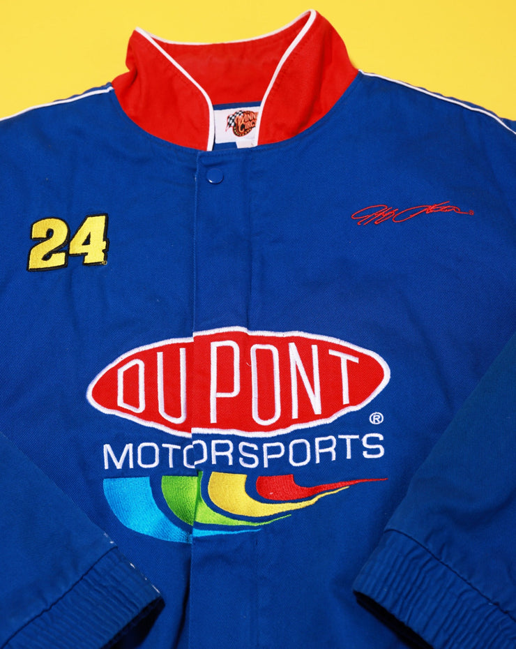 Vintage 90s Jeff Gordon Dupont Motorsports Nascar Jacket