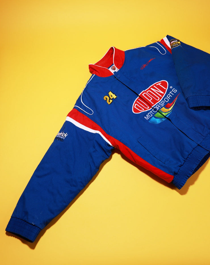 Vintage 90s Jeff Gordon Dupont Motorsports Nascar Jacket