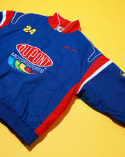 Vintage 90s Jeff Gordon Dupont Motorsports Nascar Jacket