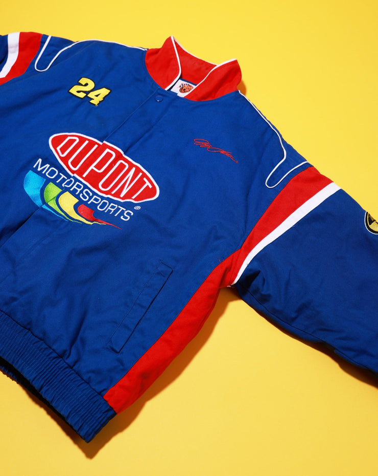 Vintage 90s Jeff Gordon Dupont Motorsports Nascar Jacket