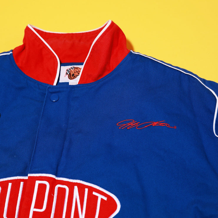 Vintage 90s Jeff Gordon Dupont Motorsports Nascar Jacket