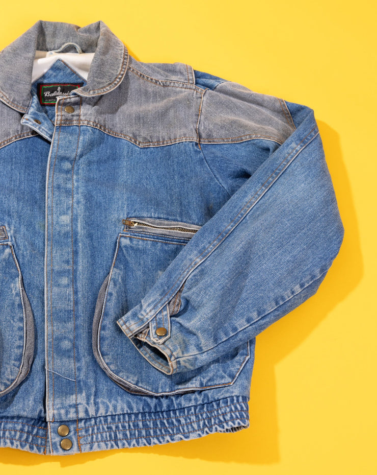 Vintage 80s Baldassini Denim Jacket