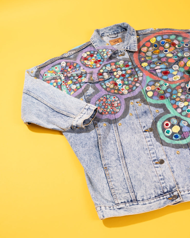 Vintage 80s Jimmy & Martin Original Design Denim Coat