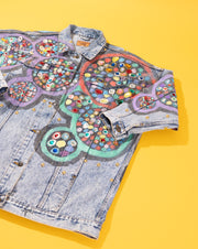 Vintage 80s Jimmy & Martin Original Design Denim Coat