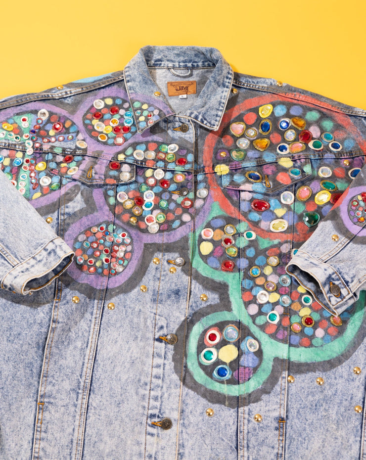 Vintage 80s Jimmy & Martin Original Design Denim Coat
