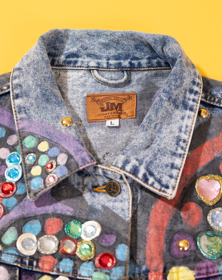 Vintage 80s Jimmy & Martin Original Design Denim Coat