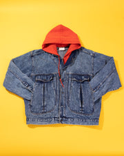 Vintage 90s Urban Equipment Denim Hooded Jacket