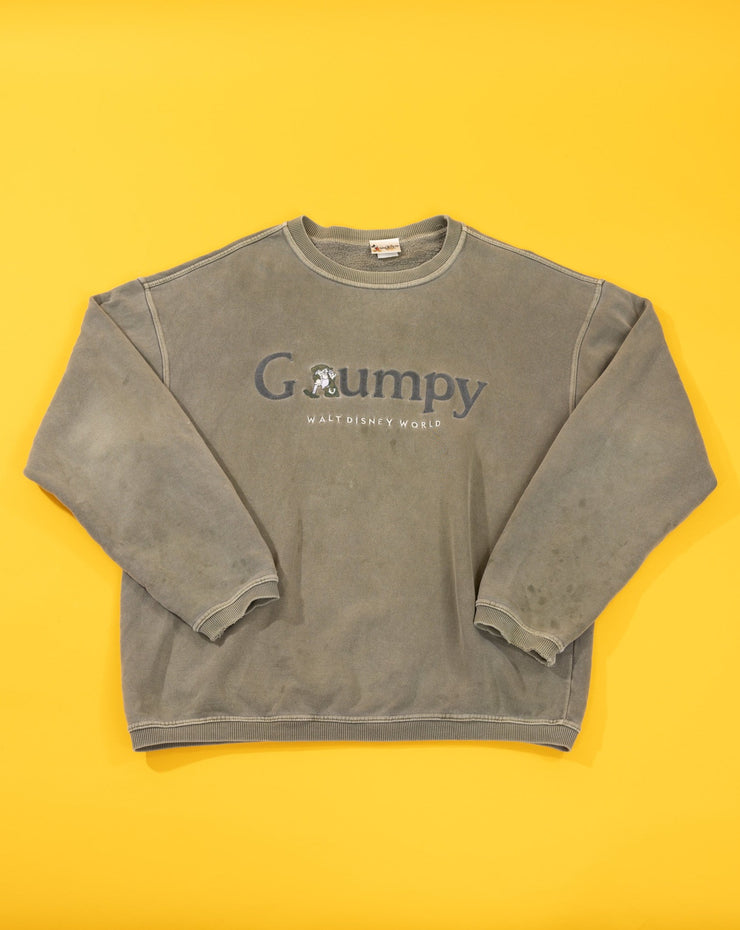 Vintage 90s Walt Disney World Grumpy Crewneck Sweater