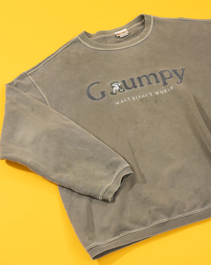 Vintage 90s Walt Disney World Grumpy Crewneck Sweater