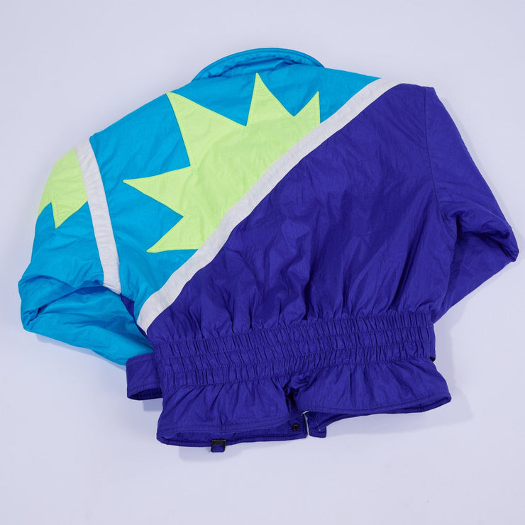 Vintage 80s Fera Skiwear Neon Retro Puffer Jacket