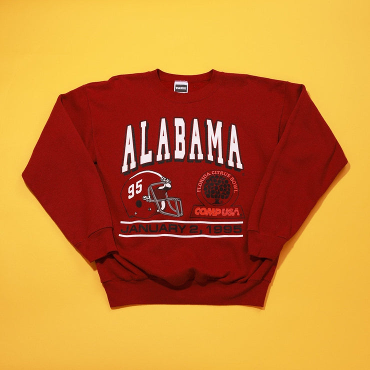 Vintage 1995 Alabama Crimson Tide Florida Citrus Bowl Crewneck Sweater