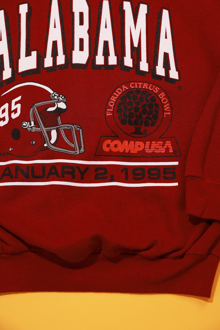 Vintage 1995 Alabama Crimson Tide Florida Citrus Bowl Crewneck Sweater