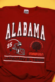 Vintage 1995 Alabama Crimson Tide Florida Citrus Bowl Crewneck Sweater