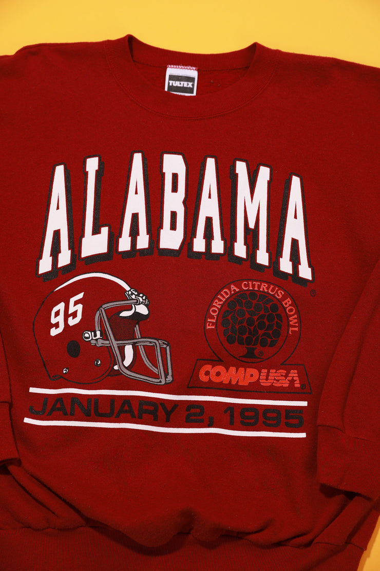 Vintage 1995 Alabama Crimson Tide Florida Citrus Bowl Crewneck Sweater