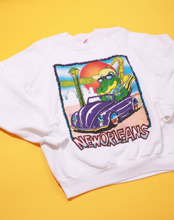 Vintage 80s New Orleans Alligator Crewneck Sweater