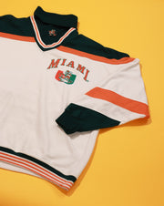 RARE Vintage 90s Giovanni Miami Hurricanes Turtleneck Sweater