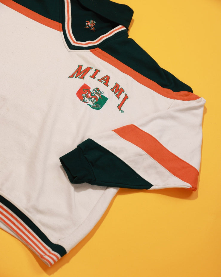 RARE Vintage 90s Giovanni Miami Hurricanes Turtleneck Sweater