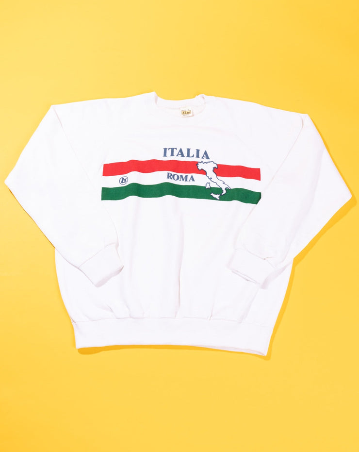 Vintage 80s Roma Italia Crewneck Sweater