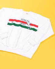 Vintage 80s Roma Italia Crewneck Sweater
