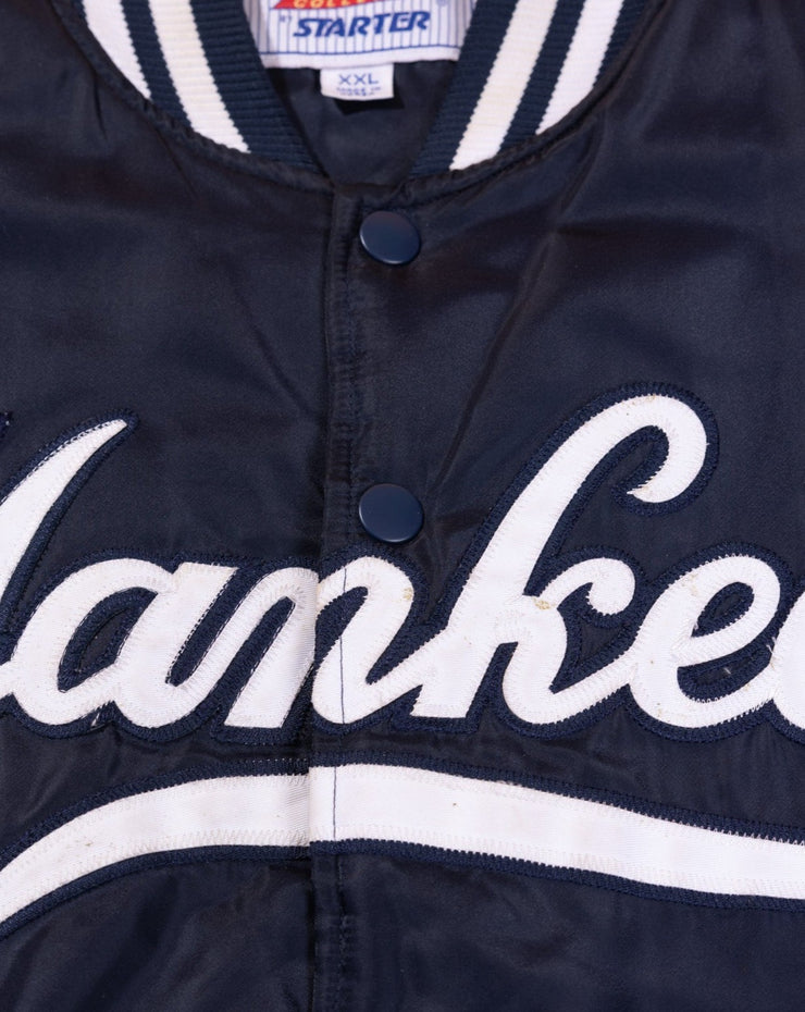 Vintage 80s/90s New York Yankees MLB Dimond Collection by Starter Satin Bomber Jacket