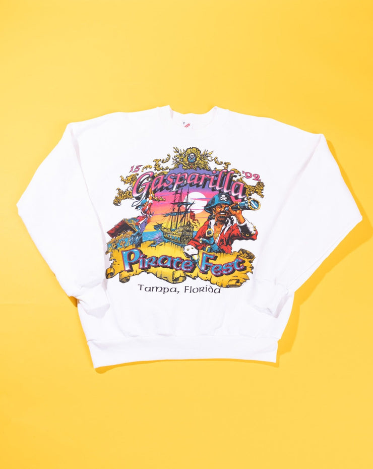 Vintage 1992 Gasparilla Pirate Fest Tampa FL Crewneck Sweater