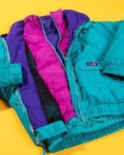 Vintage 90s CB Sport Reversible Puffer Jacket