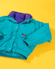 Vintage 90s CB Sport Reversible Puffer Jacket