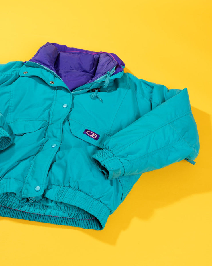 Vintage 90s CB Sport Reversible Puffer Jacket