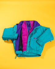 Vintage 90s CB Sport Reversible Puffer Jacket