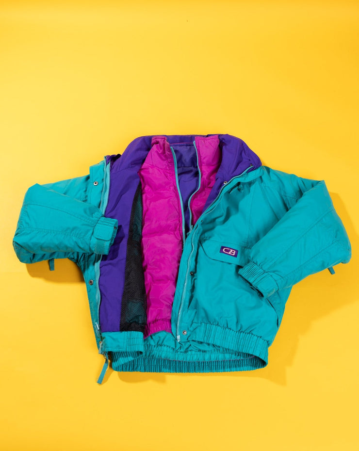 Vintage 90s CB Sport Reversible Puffer Jacket