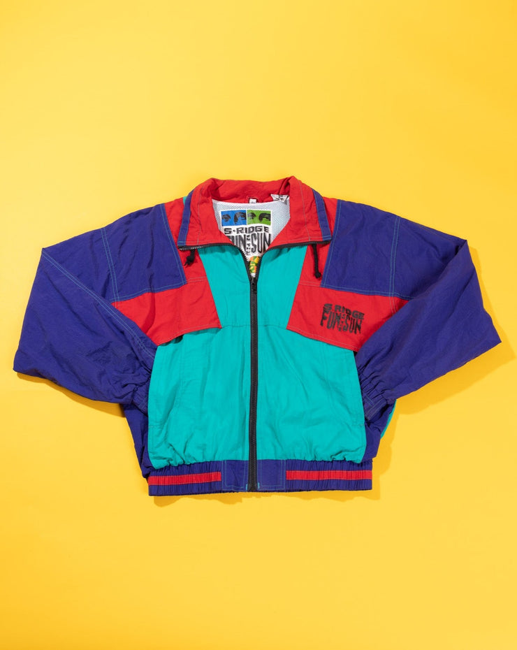 Vintage 90s S-Ridge Fun in the Sun Windbreaker Jacket