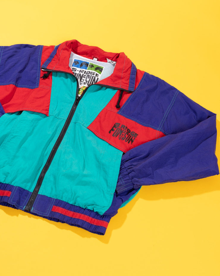 Vintage 90s S-Ridge Fun in the Sun Windbreaker Jacket