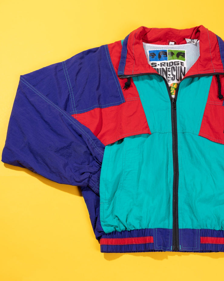 Vintage 90s S-Ridge Fun in the Sun Windbreaker Jacket
