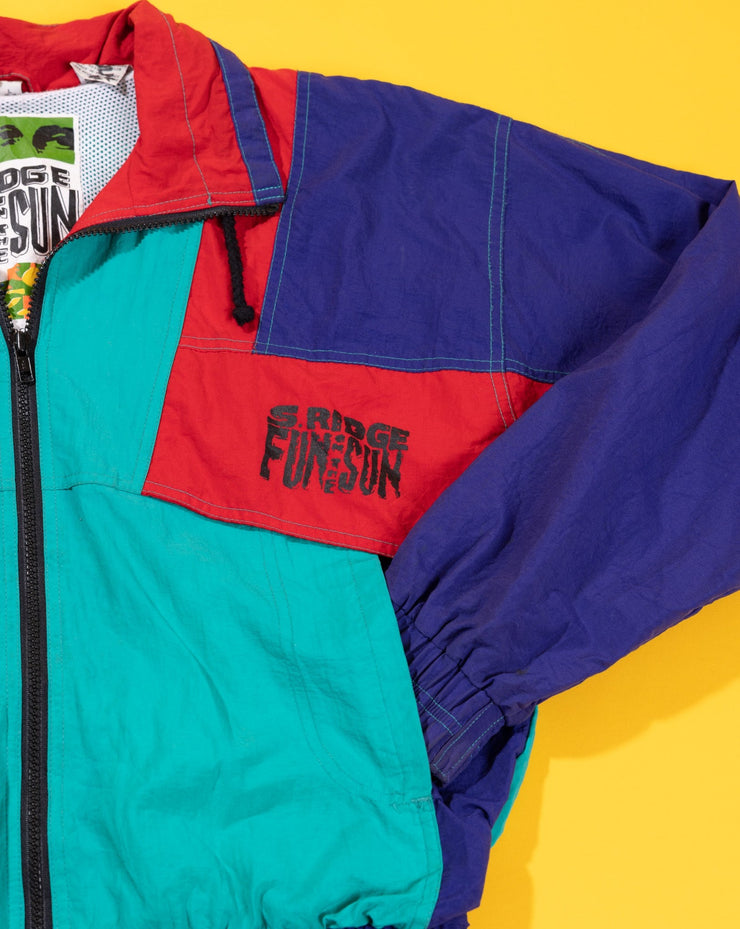 Vintage 90s S-Ridge Fun in the Sun Windbreaker Jacket