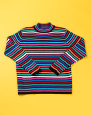 Vintage 90s Sag Harbor Striped Long Sleeve Sweater