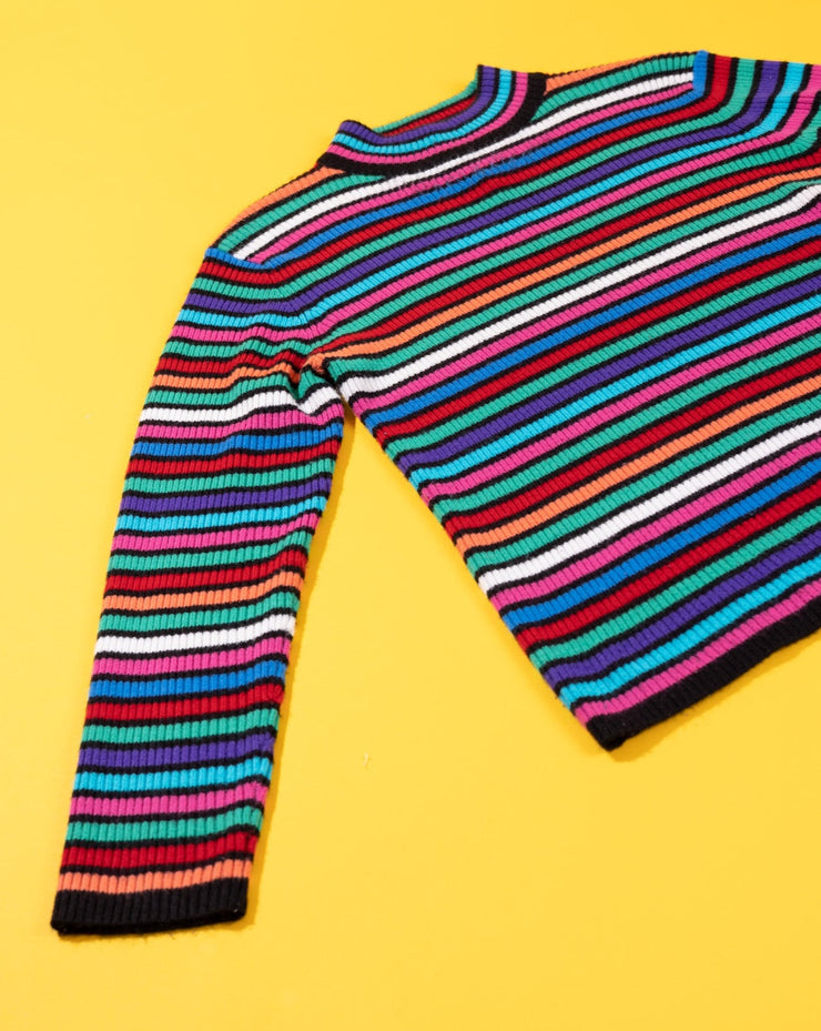 Vintage 90s Sag Harbor Striped Long Sleeve Sweater