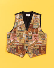 Vintage 80s SQB Designs Wine Vest