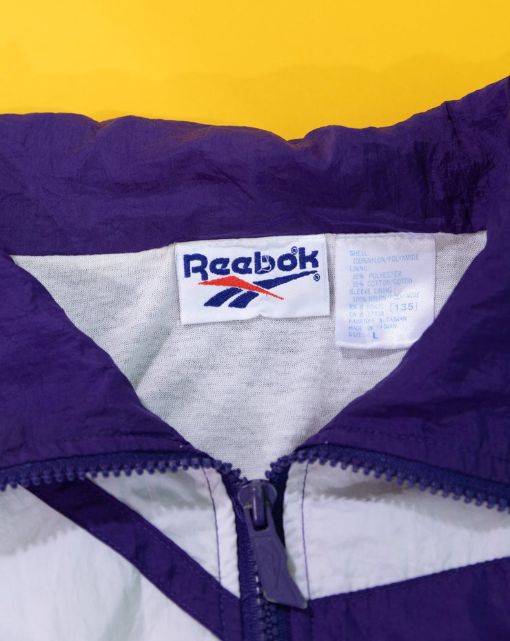 Vintage 90s Reebok Windbreaker Jacket (Purple)