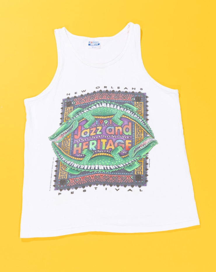 Vintage 1991 New Orleans Jazz and Heritage Festival Tank Top