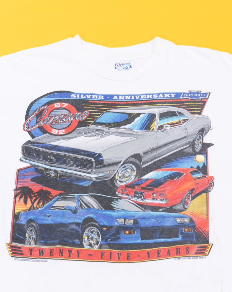 Vintage 1991 Chevrolet Camaro 25th Year Anniversary T-shirt
