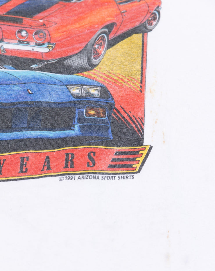 Vintage 1991 Chevrolet Camaro 25th Year Anniversary T-shirt